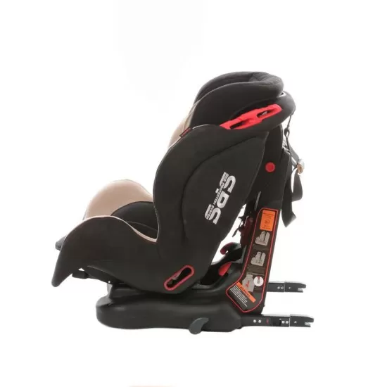 Scaun auto Georgia cu Isofix si Top Tether Bej KidsCare Scaun auto Georgia cu Isofix si Top Tether Bej KidsCare