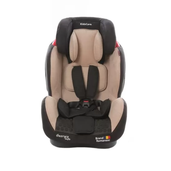 Scaun auto Georgia cu Isofix si Top Tether Bej KidsCare Scaun auto Georgia cu Isofix si Top Tether Bej KidsCare