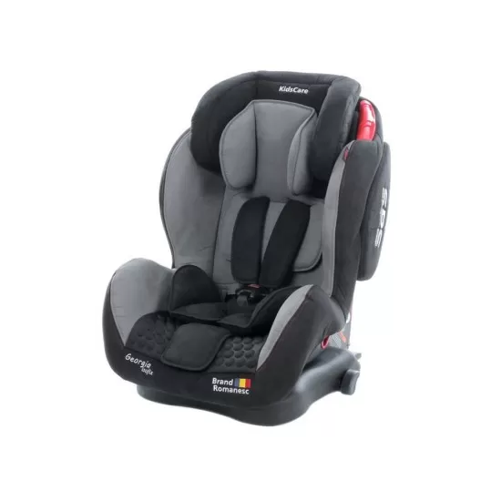 Scaun auto Georgia cu Isofix si Top Tether Gri KidsCare Scaun auto Georgia cu Isofix si Top Tether Gri KidsCare