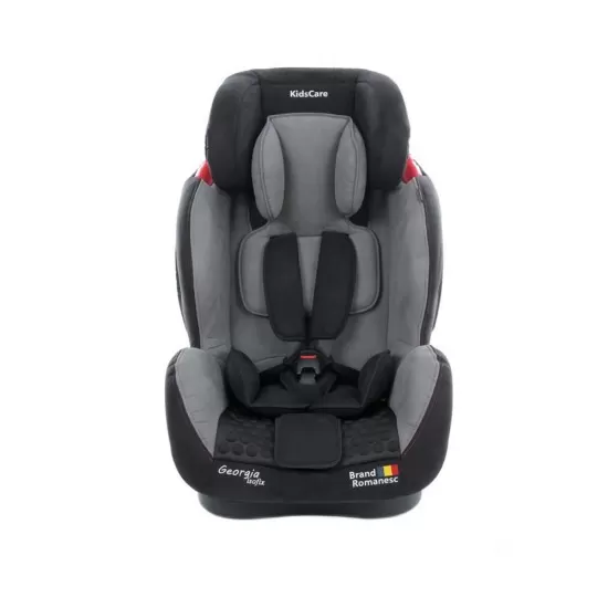 Scaun auto Georgia cu Isofix si Top Tether Gri KidsCare Scaun auto Georgia cu Isofix si Top Tether Gri KidsCare