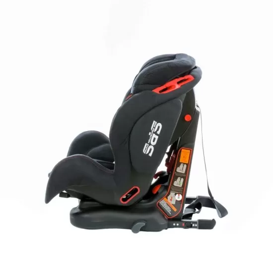 Scaun auto Georgia cu Isofix si Top Tether Negru KidsCare Scaun auto Georgia cu Isofix si Top Tether Negru KidsCare