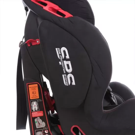 Scaun auto Georgia cu Isofix si Top Tether Negru KidsCare Scaun auto Georgia cu Isofix si Top Tether Negru KidsCare