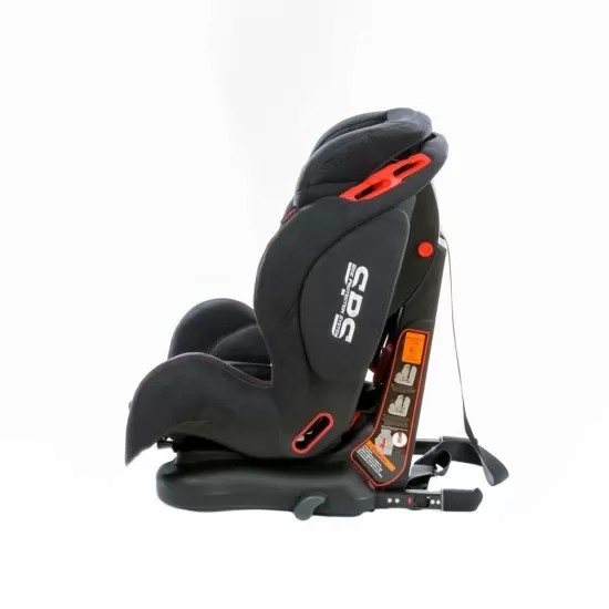 Scaun auto Georgia cu Isofix si Top Tether Negru KidsCare Scaun auto Georgia cu Isofix si Top Tether Negru KidsCare