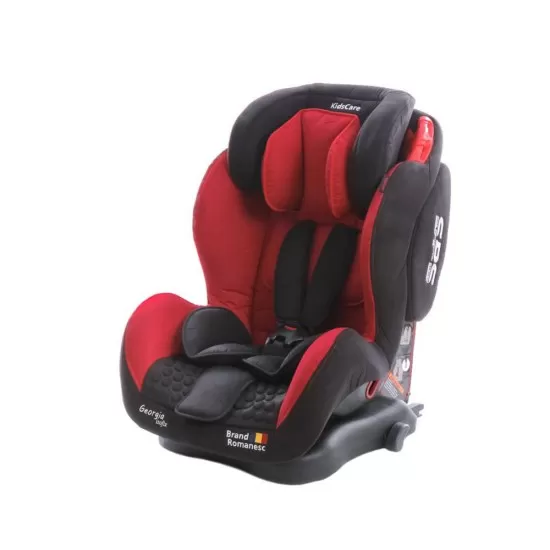 Scaun auto Georgia cu Isofix si Top Tether Rosu KidsCare Scaun auto Georgia cu Isofix si Top Tether Rosu KidsCare