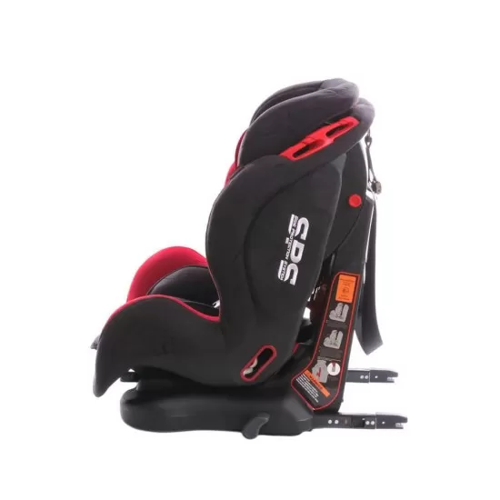 Scaun auto Georgia cu Isofix si Top Tether Rosu KidsCare Scaun auto Georgia cu Isofix si Top Tether Rosu KidsCare