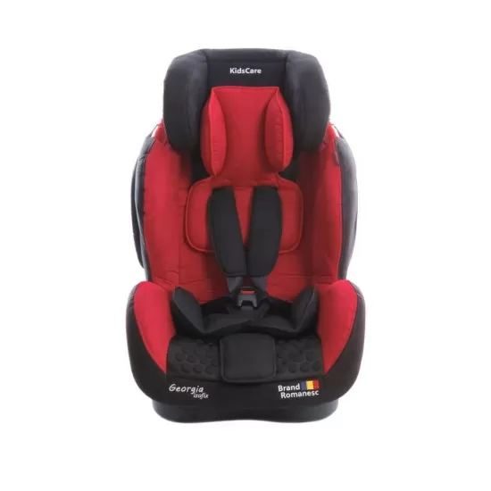 Scaun auto Georgia cu Isofix si Top Tether Rosu KidsCare Scaun auto Georgia cu Isofix si Top Tether Rosu KidsCare