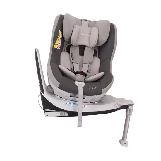 Scaun auto Mokka rotativ 360 grade cu Isofix 0-18 kg Gri Coletto Scaun auto Mokka rotativ 360 grade cu Isofix 0-18 kg Gri Coletto
