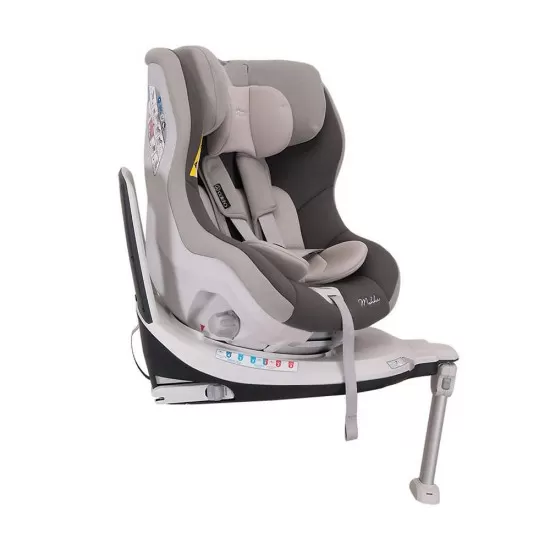 Scaun auto Mokka rotativ 360 grade cu Isofix 0-18 kg Gri Coletto Scaun auto Mokka rotativ 360 grade cu Isofix 0-18 kg Gri Coletto