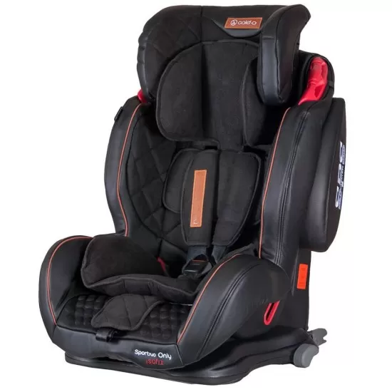 Scaun auto Sportivo Only cu Isofix Black Coletto Scaun auto Sportivo Only cu Isofix Black Coletto