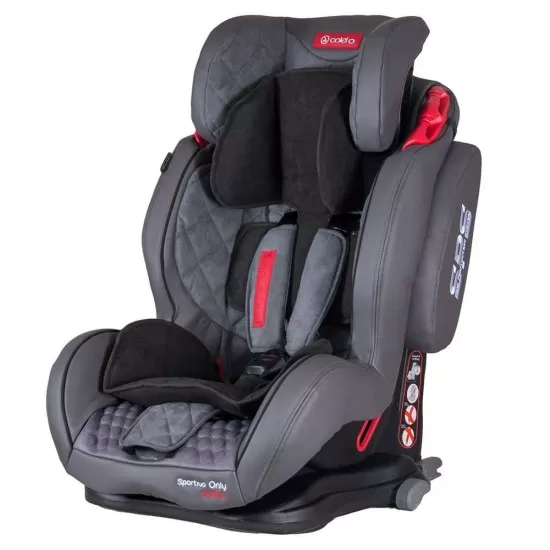 Scaun auto Sportivo Only cu Isofix Grey Coletto Scaun auto Sportivo Only cu Isofix Grey Coletto