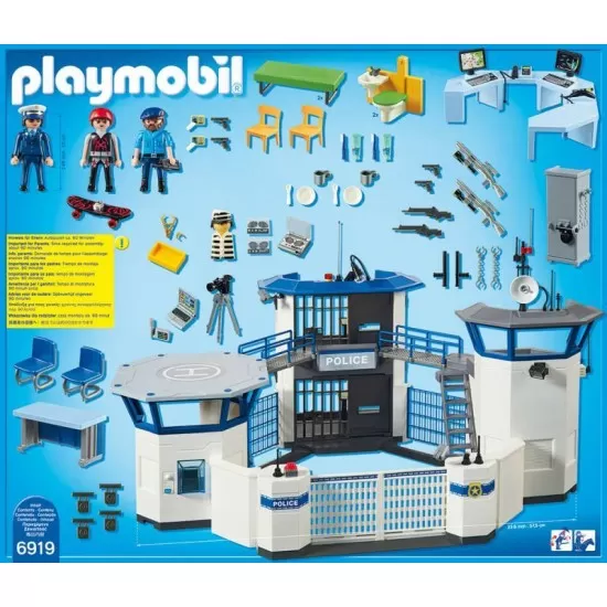 Playmobil City Action - Sediu de Politie cu Inchisoare Playmobil City Action - Sediu de Politie cu Inchisoare
