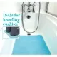 Set covoras antiderapant si genunchiera pentru baie bleu Clevamama Set covoras antiderapant si genunchiera pentru baie bleu Clevamama