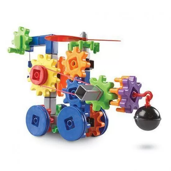 Set de constructie Gears! - Utilaje in miscare Set de constructie Gears! - Utilaje in miscare