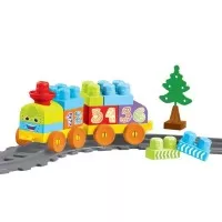 Set de constructii trenulet - 36 piese
