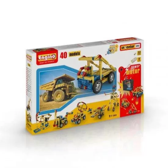 Set inginerie 40 modele cu motor Engino Set inginerie 40 modele cu motor Engino