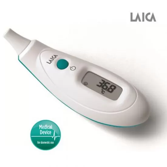 Termometru digital cu infrarosu pentru ureche Laica TH2002 Termometru digital cu infrarosu pentru ureche Laica TH2002
