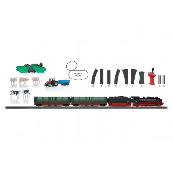 Tren de marfa cu telecomanda Farming Starter Set