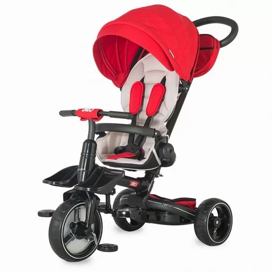 Tricicleta Coccolle Alto Multifunctionala Rosu Tricicleta Coccolle Alto Multifunctionala Rosu