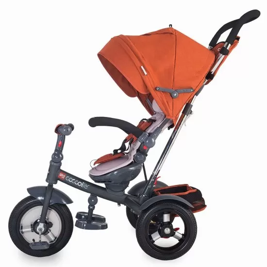 Tricicleta Coccolle Giro Plus multifunctionala - Maro