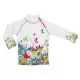 Tricou de baie Flowers marime 86- 92 protectie UV Swimpy Tricou de baie Flowers marime 86- 92 protectie UV Swimpy