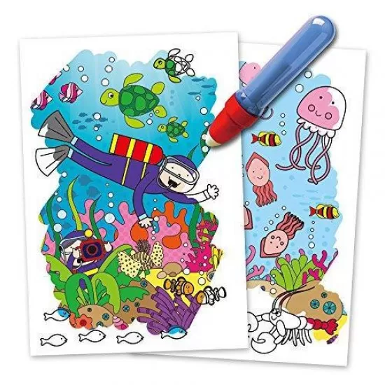 Water Magic Carte de colorat - Lumea acvatica
