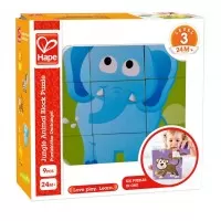 Puzzle din lemn jungla Hape 9 piese