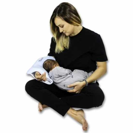 Perna alaptare anti plagiocefalie, cu spuma memory, 2 huse detasabile, certificata in Germania, Koala Perfect Head Breastfeeding Blue Perna alaptare anti plagiocefalie, cu spuma memory, 2 huse detasabile, certificata in Germania, Koala Perfect Head Breastfeeding Blue