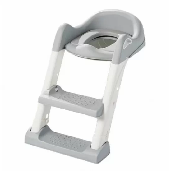 Reductor toaleta cu scarita si colac moale Wendo Grey Reductor toaleta cu scarita si colac moale Wendo Grey