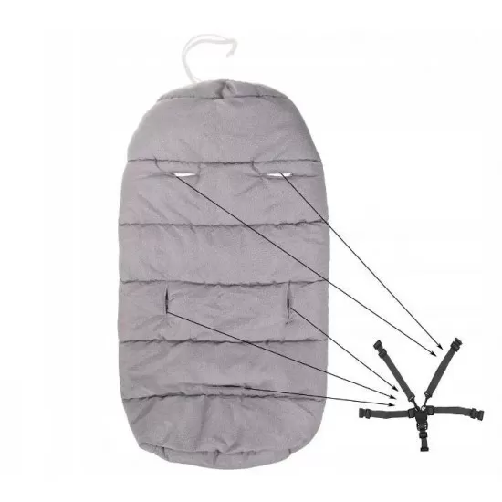 Sac iarna carucior cu blanita detasabila Mevis Delux Albastru Springos Sac iarna carucior cu blanita detasabila Mevis Delux Albastru Springos