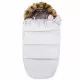 Sac iarna carucior cu blanita detasabila Mevis Delux Light Grey Springos
