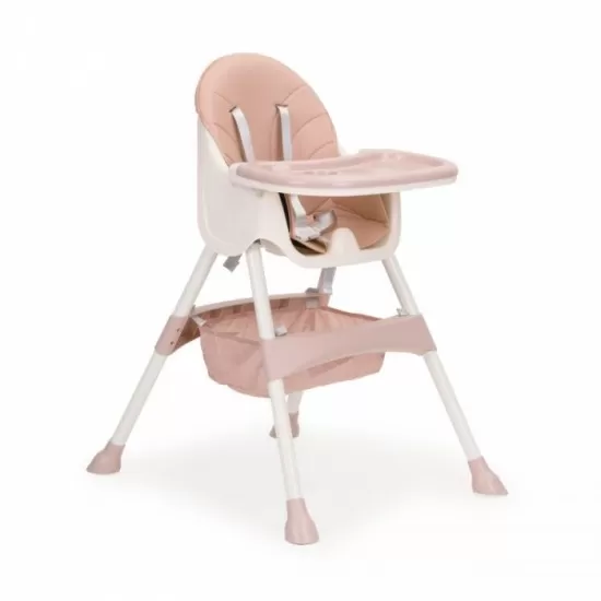 Scaun de masa copii 2 in 1 Ecotoys - Roz Scaun de masa copii 2 in 1 Ecotoys - Roz
