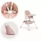 Scaun de masa copii 2 in 1 Ecotoys - Roz Scaun de masa copii 2 in 1 Ecotoys - Roz