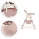 Scaun de masa copii 2 in 1 Ecotoys - Roz Scaun de masa copii 2 in 1 Ecotoys - Roz