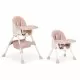 Scaun de masa copii 2 in 1 Ecotoys - Roz Scaun de masa copii 2 in 1 Ecotoys - Roz