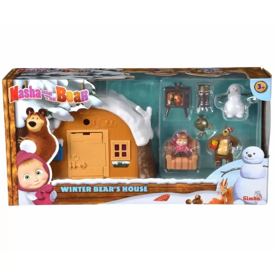 Set Masha and the Bear - Casuta de iarna a ursului Set Masha and the Bear - Casuta de iarna a ursului
