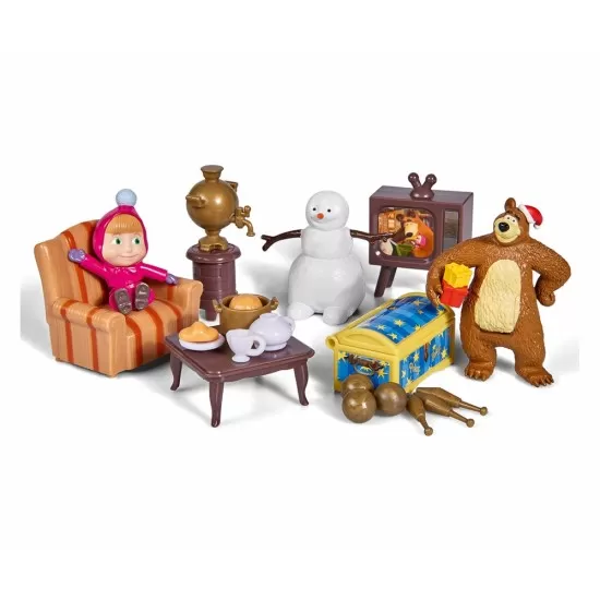 Set Masha and the Bear - Casuta de iarna a ursului Set Masha and the Bear - Casuta de iarna a ursului