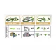 Set asamblare circuit cu masinuta electrica, dinozauri si vulcan cu efect fum 182 piese Set asamblare circuit cu masinuta electrica, dinozauri si vulcan cu efect fum 182 piese