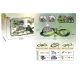 Set asamblare circuit cu masinuta electrica, dinozauri si vulcan cu efect fum 182 piese Set asamblare circuit cu masinuta electrica, dinozauri si vulcan cu efect fum 182 piese