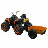 ATV cu acumulator si remorca, 2 motoare, 12V, 7A