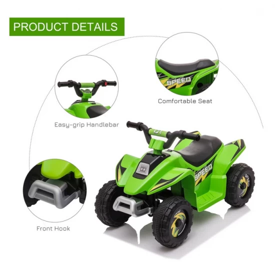 ATV electric 6V verde ATV electric 6V verde