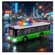Autobuz interactiv pentru copii cu lumini si sunete 28 cm verde 