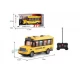 Autobuz scolar cu telecomanda si lumini 22 cm