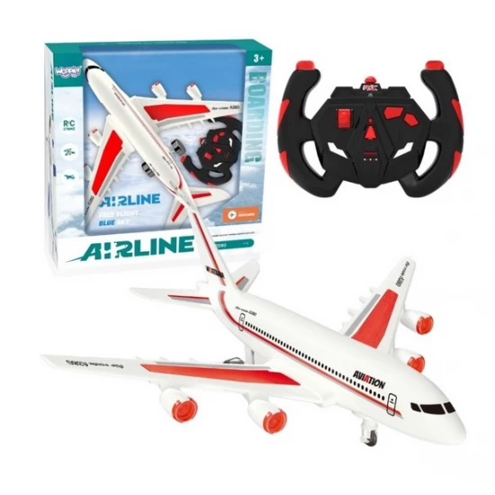 Avion cu telecomanda, baterie litiu, cablu USB, +3 ani