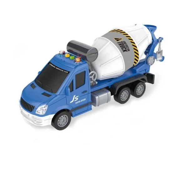 Betoniera cu sunete si lumini 29 cm albastru