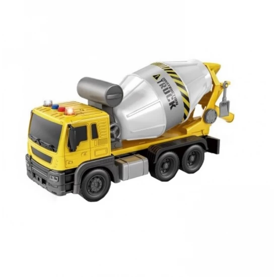 Betoniera interactiva cu sunete si lumini 26 cm galben