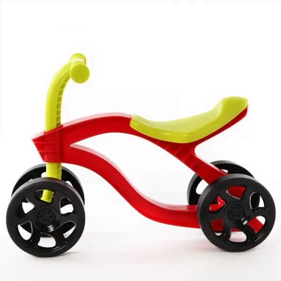 Bicicleta copii fara pedale Bugy verde/rosu Bicicleta copii fara pedale Bugy verde/rosu