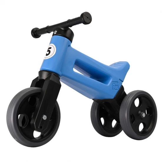 Bicicleta fara pedale cu cosulet pentru ghidon Funny Wheels Rider Sport 2 in 1 Albastru/Negru Bicicleta fara pedale cu cosulet pentru ghidon Funny Wheels Rider Sport 2 in 1 Albastru/Negru