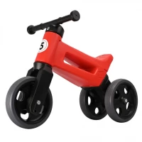 Bicicleta fara pedale cu cosulet pentru ghidon Funny Wheels Rider Sport 2 in 1 Rosu