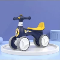 Bicicleta fara pedale cu roti silentioase Bunny albastru