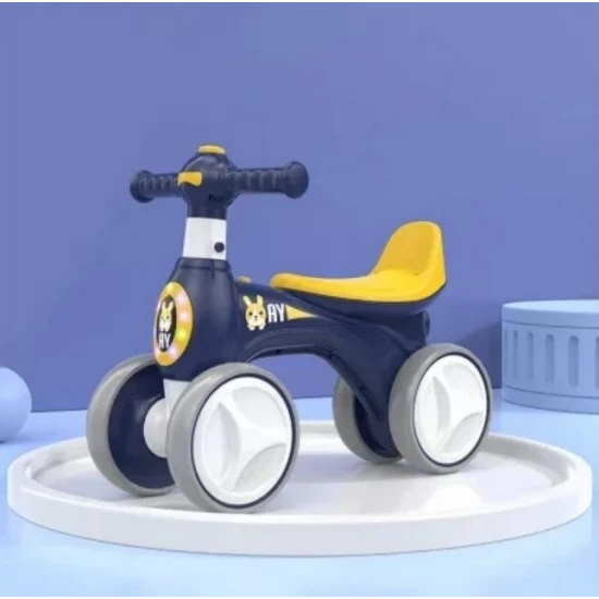 Bicicleta fara pedale cu roti silentioase Bunny albastru Bicicleta fara pedale cu roti silentioase Bunny albastru